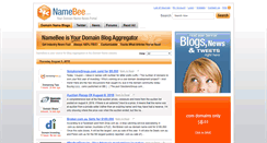 Desktop Screenshot of namebeeb.com